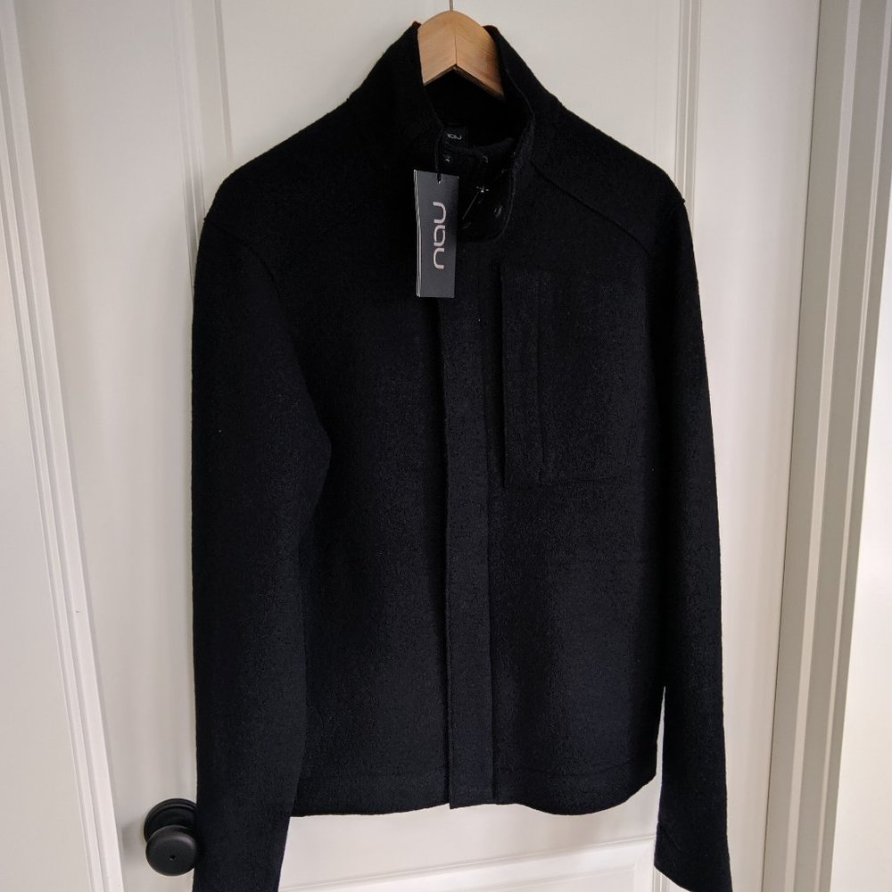Nau Boiled Wool Jacket (Black)